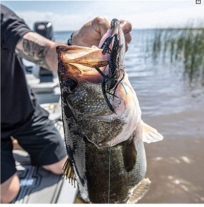 6th Sense – Divine Hybrid Jig Bass Fishing Jig All-Purpose Casting Jig for Rock Grass Docks - color: Black N Blue, size: 1/2oz.