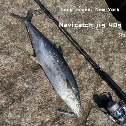 Saltwater Fishing Lures Fishing Jigs Fishing Spoons for Striped bass, Pompano, Spanish Mackerel ，Bluefish - color: Silver (3pcs), size: 1.40 oz + 1.80 oz + 2.00 oz / 40 g + 50 g + 60 g