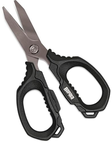 Rapala XD Super Line Scissors, Heavy Duty Fishing Line Cutters for Braided Line, Mono, Fluoro, and Leader Material