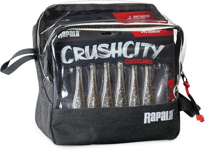Rapala Rapid Pack Small Fishing Tackle Bag, Compact Gear Pack for Lures Tools and Bank Kayak Fishing