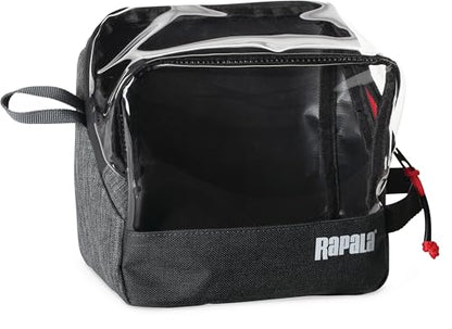 Rapala Rapid Pack Small Fishing Tackle Bag, Compact Gear Pack for Lures Tools and Bank Kayak Fishing