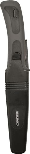 Cressi Stainless Steel Diving Knife With Sheath for Leg Attachment- Vigo: Designed In Italy